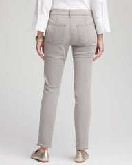 Chico's Women | Silver Pull-On Slim Ankle Jeggings SILVER BIRCH WASH