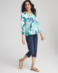 Chico's Women | 17" Pull on Capris LUNABELLE INDIGO