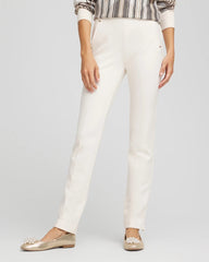 Chico's Women | Juliet Slim Trim Detail Pants ENGLISH CREAM