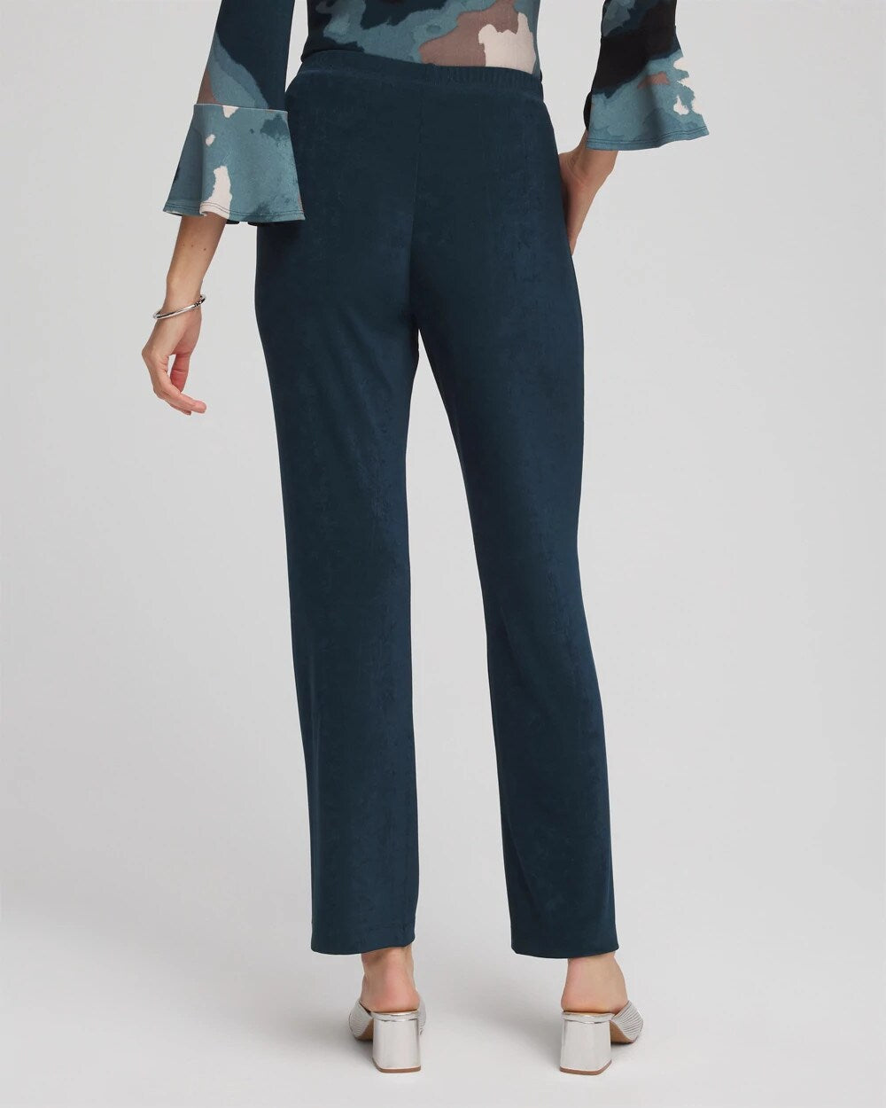 Chico's Women | Travelers™ No Tummy Pants TEAL SHADOW