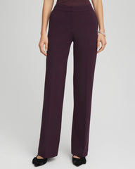 Chico's Women | Emme Wide-Leg Trouser Ponte Pants NIGHT BLOOM