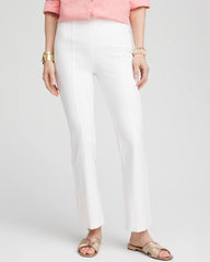 Chico's Women | Lightweight Juliet Flared Ankle Pants ALABASTER