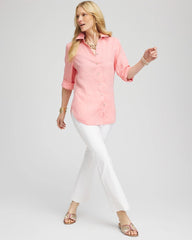 Chico's Women | Lightweight Juliet Flared Ankle Pants ALABASTER