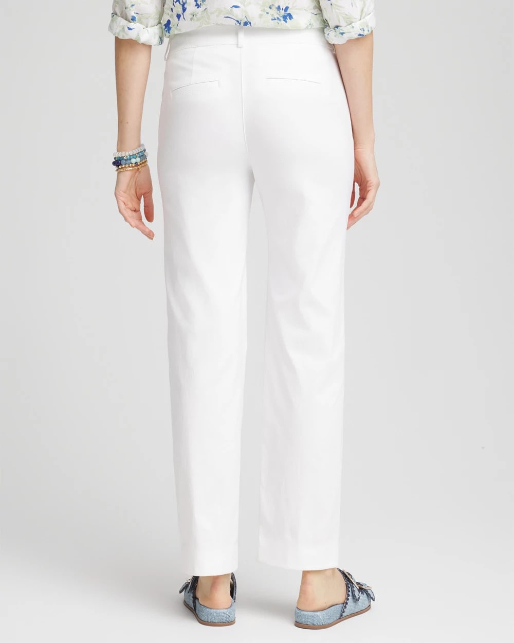 Chico's Women | Emme Straight Ankle Pants ALABASTER