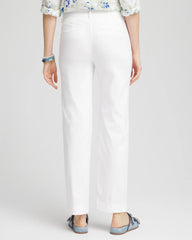 Chico's Women | Emme Straight Ankle Pants ALABASTER