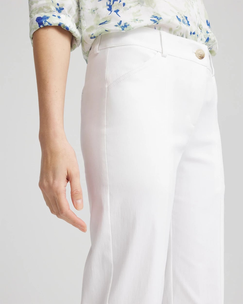 Chico's Women | Emme Straight Ankle Pants ALABASTER