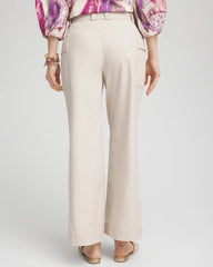 Chico's Women | Belted Twill Utility Cropped Pants SMOKEY TAUPE