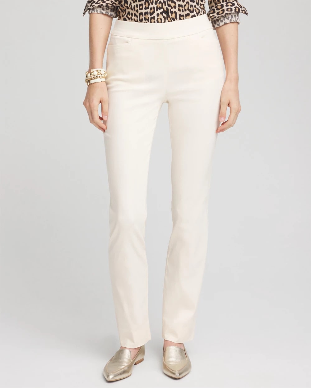 Chico's Women | Brigitte™ Slim Pull-On Pants ENGLISH CREAM
