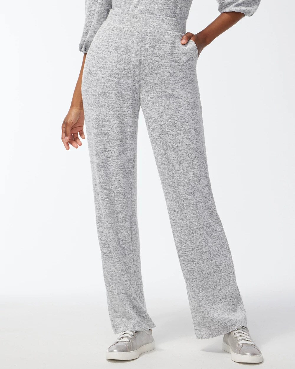 Chico's Women | Zenergy® Soft Essentials Pants SALT AND PEPPER