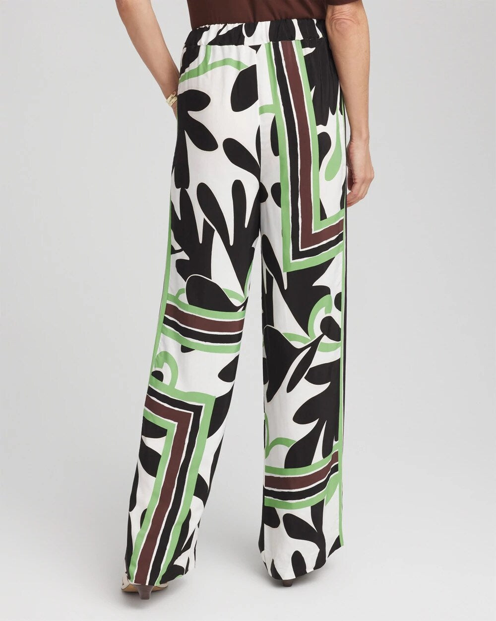 Chico's Women | Printed Silky Soft Pants ECRU