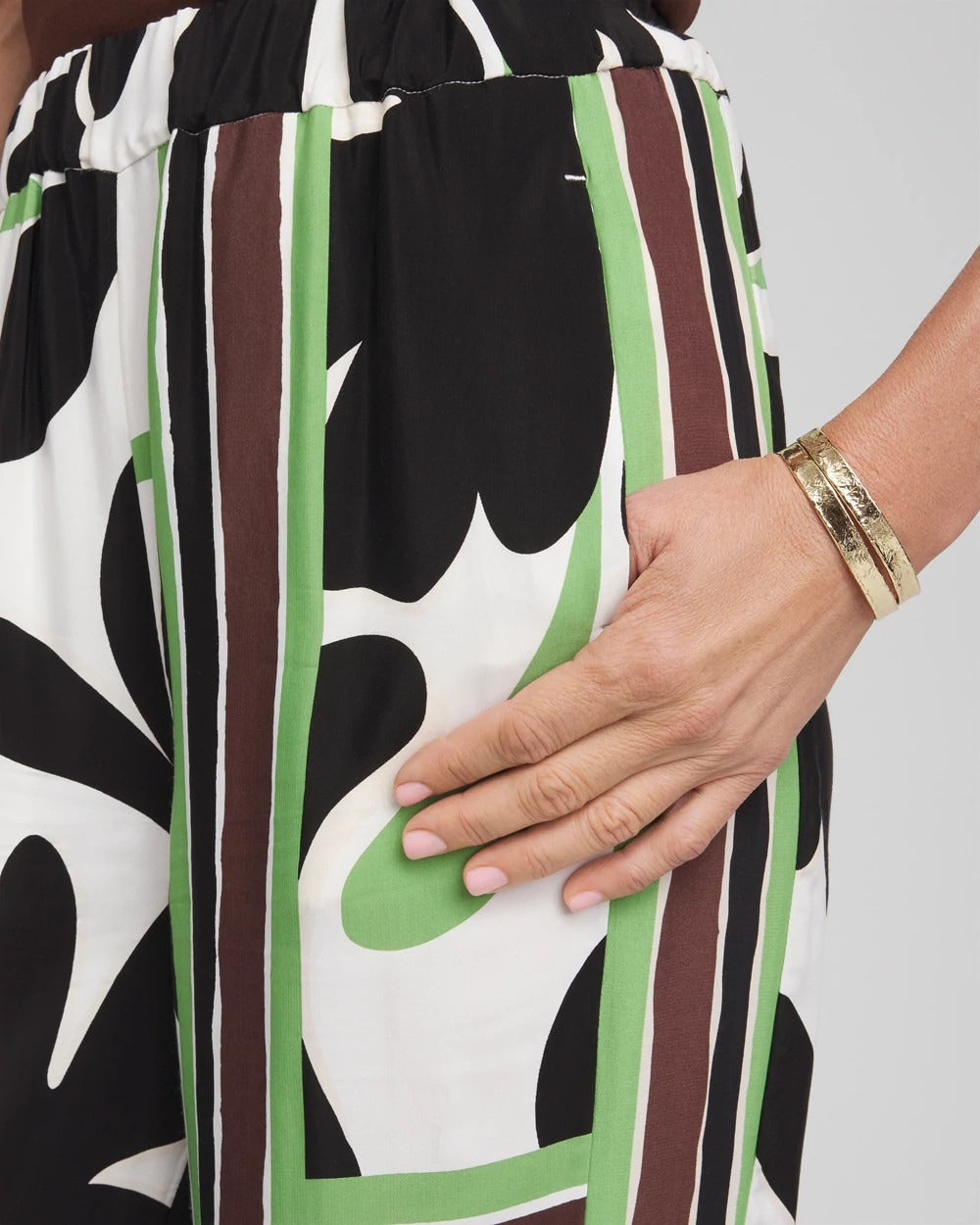 Chico's Women | Printed Silky Soft Pants ECRU