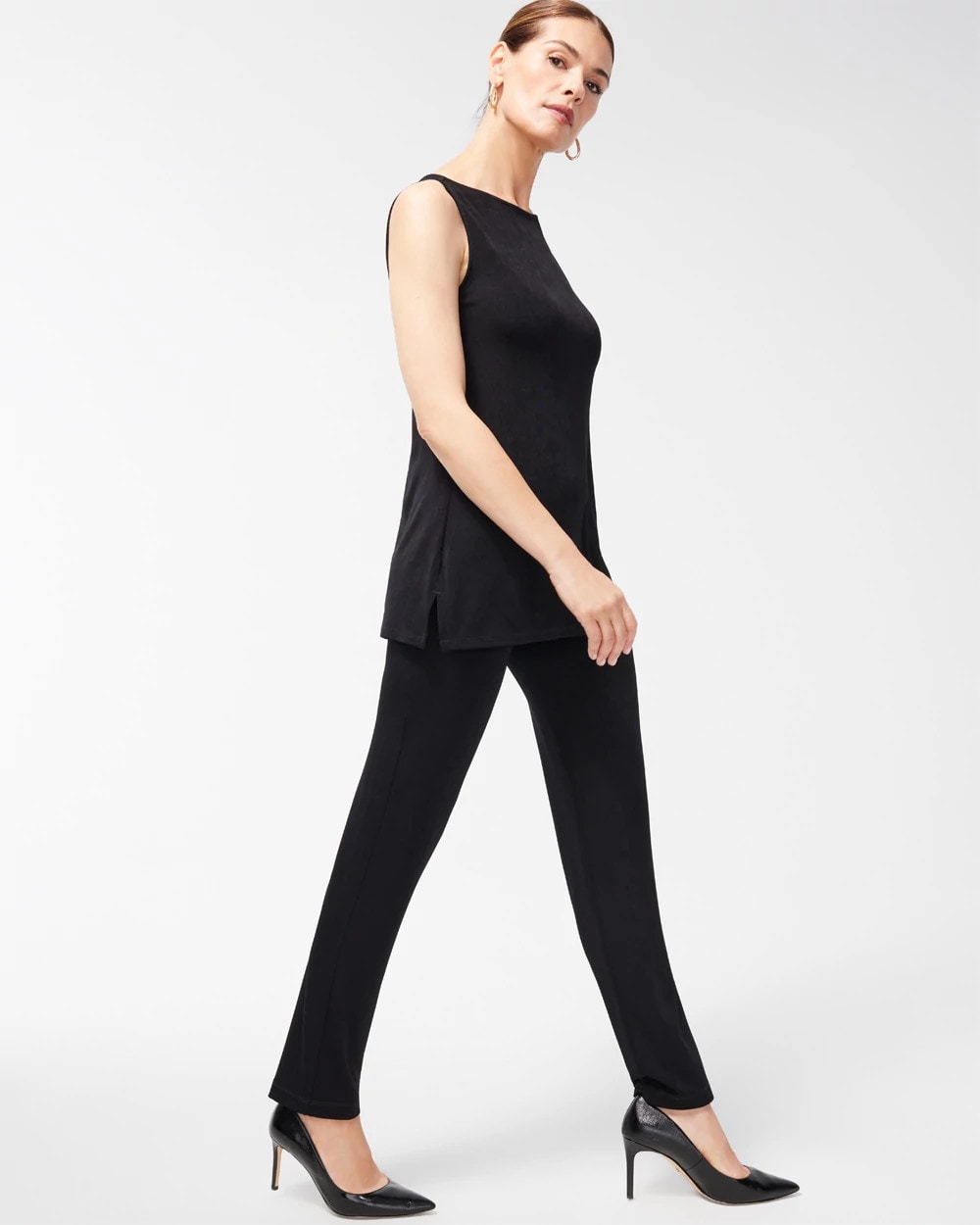 Chico's Women | Travelers™ Essential Slim Pants BLACK