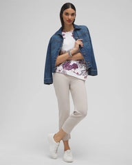 Chico's Women | Brigitte™ Pull-On Slim Cropped Pants SMOKEY TAUPE
