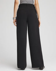 Chico's Women | Crepe Pleated Relaxed Pants BLACK