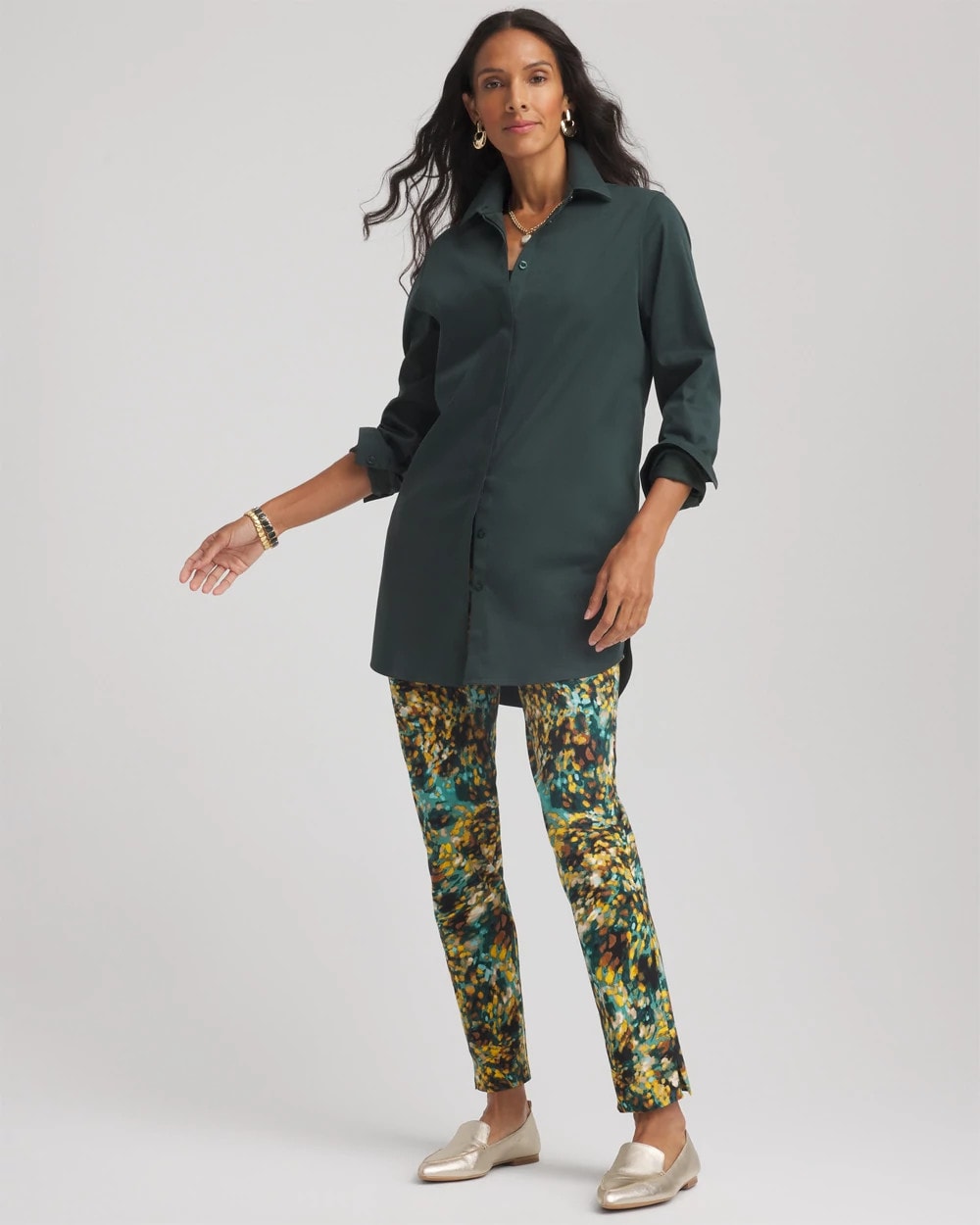 Chico's Women | Brigitte™ Slim Pull-On Ankle Pants BLACK