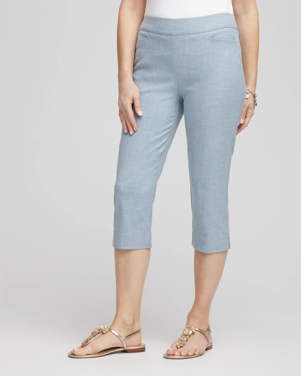 Brigitte™ Cross Dye Capri Pants