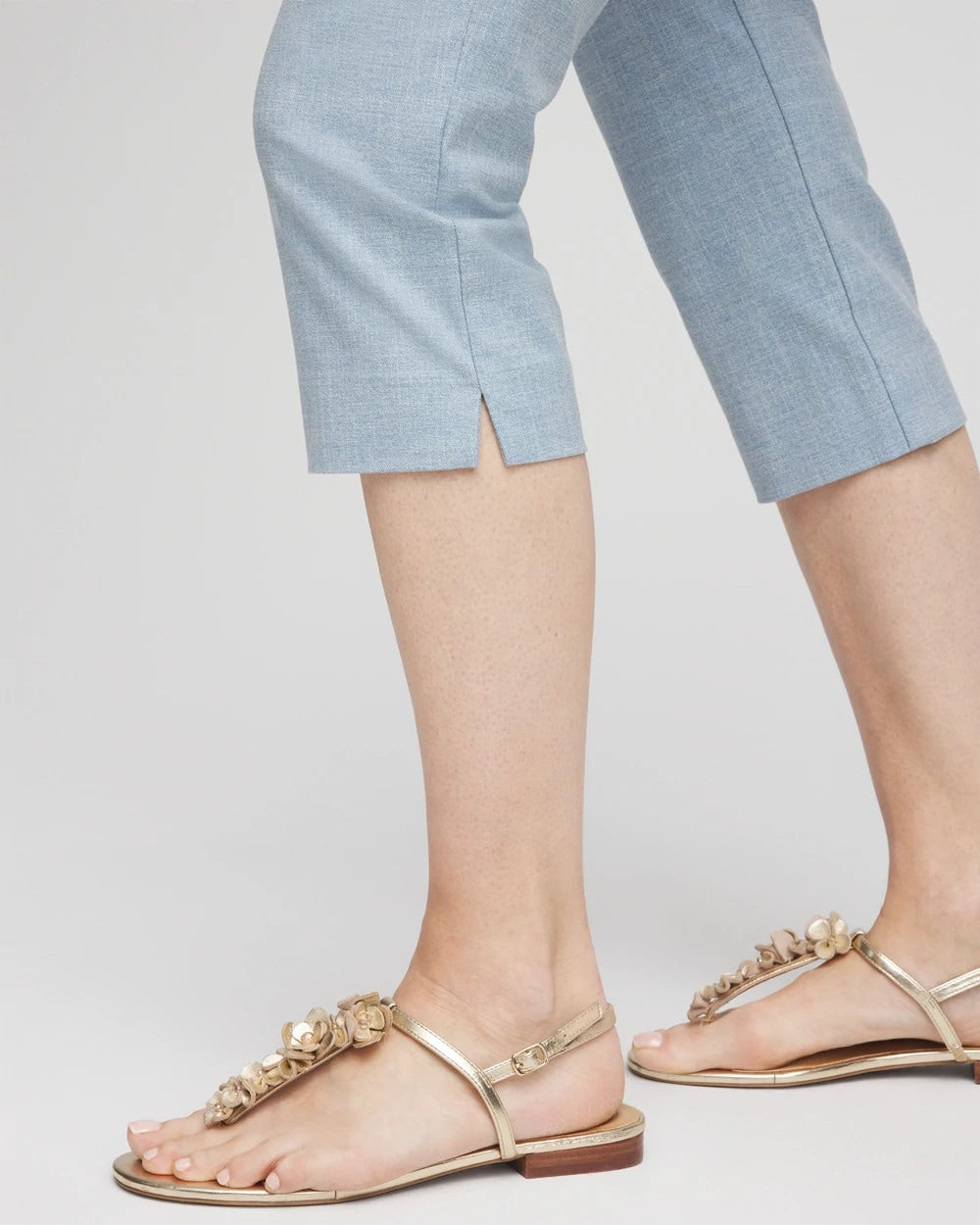 Brigitte™ Cross Dye Capri Pants