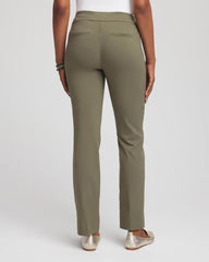 Chico's Women | Brigitte™ Slim Full-Length Pants NETTLE LEAF
