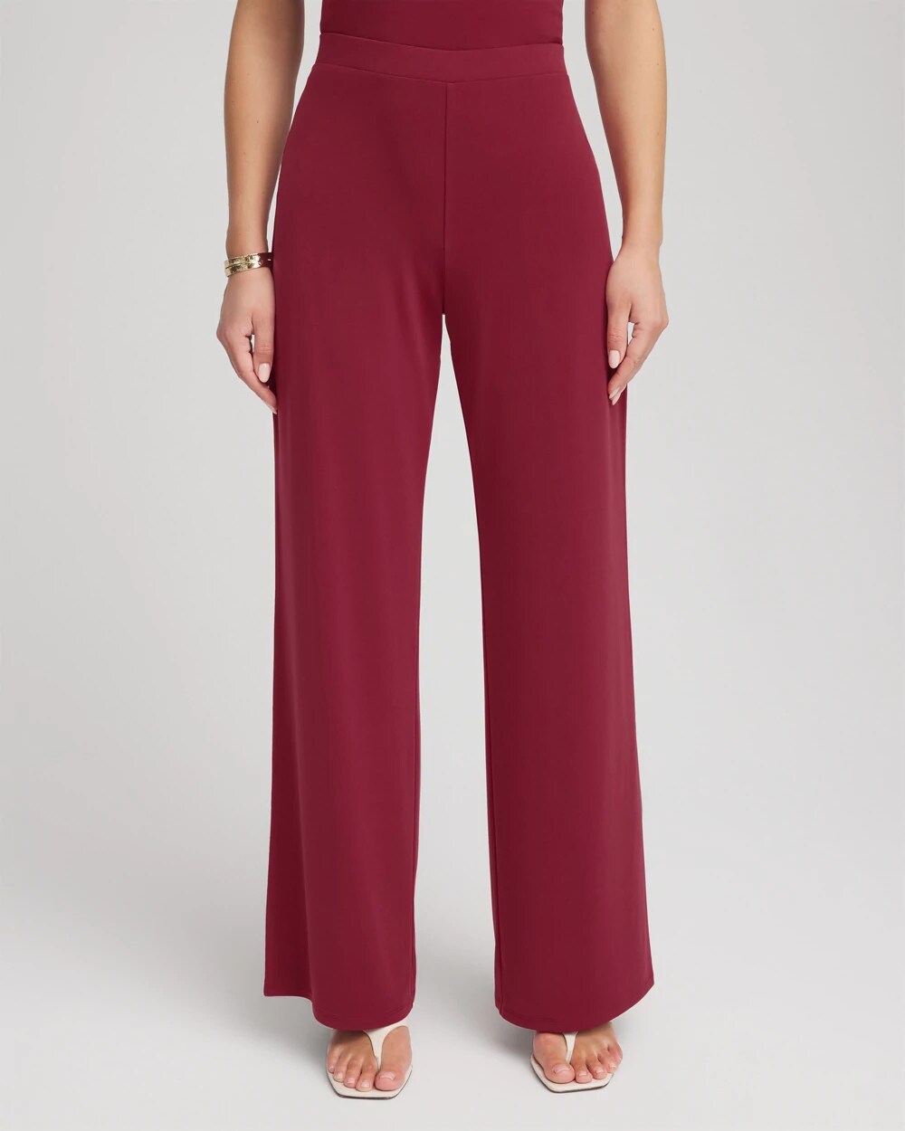 Travelers™ Knit Wide-Leg Pants