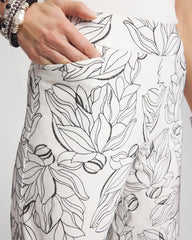 Brigitte™ Floral Embroidered Wide-Leg Cropped Pants