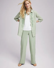 Chico's Women | Linen Stretch Relaxed Pants MOROCCAN MINT