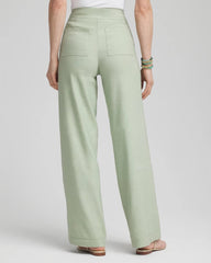 Chico's Women | Linen Stretch Relaxed Pants MOROCCAN MINT
