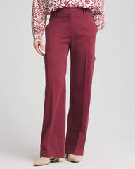 Chico's Women | Sateen Cargo Pants BLACKCURRANT
