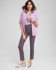Chico's Women | Brigitte Geo Slim Ankle Pants SWEET BERRY