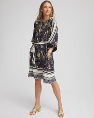 Chico's Women | Georgette Boatneck Kaftan Dress ECRU