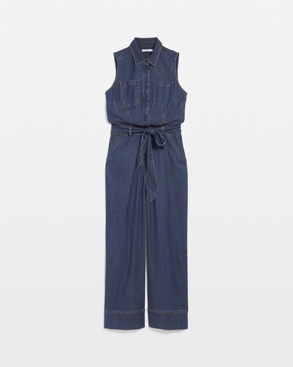 Chico's Women | Denim Wide-Leg Jumpsuit BISCAYNE BLUE