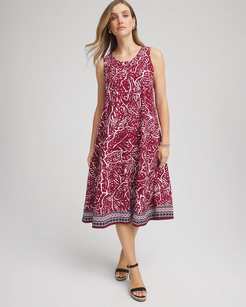 Zenergy® UPF Printed Midi Sports Dress