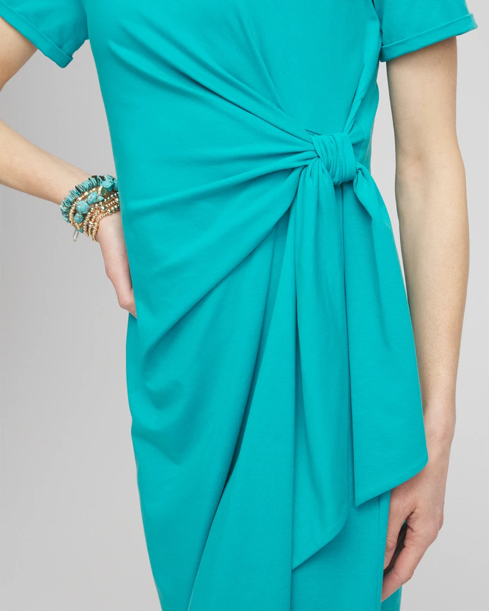 Chico's Women | Twist Tie-Front Dress SEASPRAY