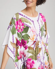 Chico's Women | Island Cinch-Waist Kaftan Dress ECRU