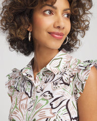 Zenergy® UPF Knit Floral Polo Dress