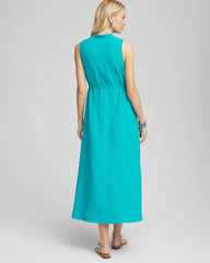 Chico's Women | Sleeveless Maxi Gauze Dress SEASPRAY