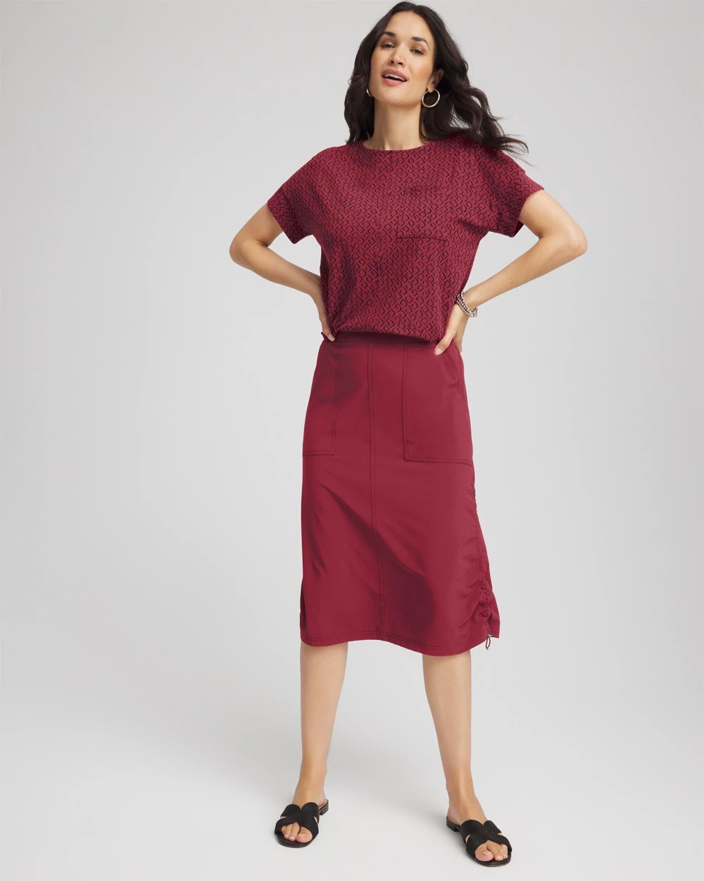 Zenergy® UPF Bungee-Hem Pull-On Skirt