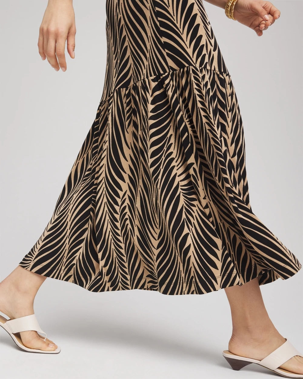 Travelers™ Palm-Frond-Motif Dress
