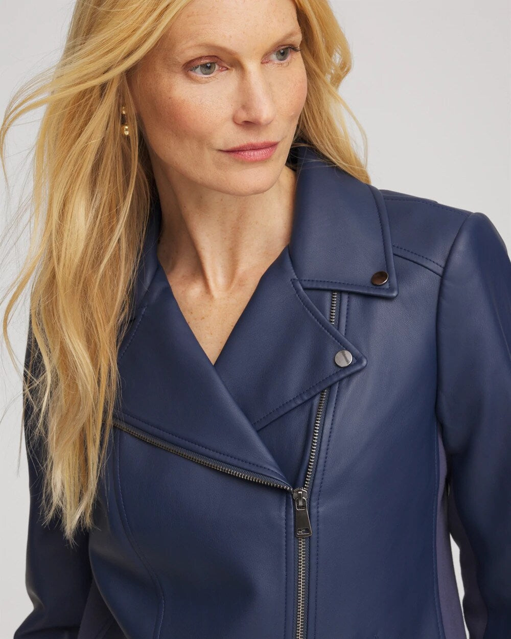 Chico's Women | Faux Leather Moto Jacket PACIFIC RIM