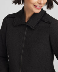 Chico's Women | Bouclé Peplum Jacket BLACK