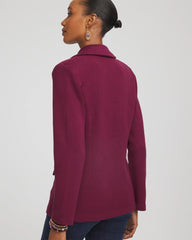 Chico's Women | Single-Breasted Sweater Blazer DEEP CHIANTI