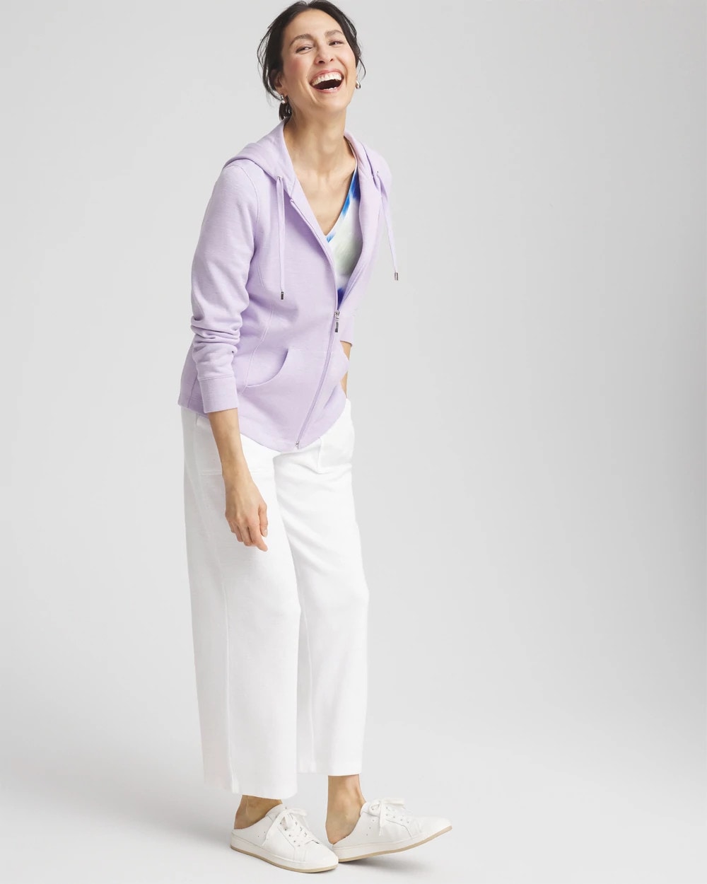 Zenergy® Beach Slub Zip-Front Hoodie