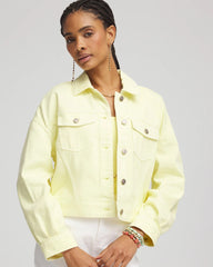 Chico's Women | Relaxed-Fit Denim Jacket BRIGHT YELLOW