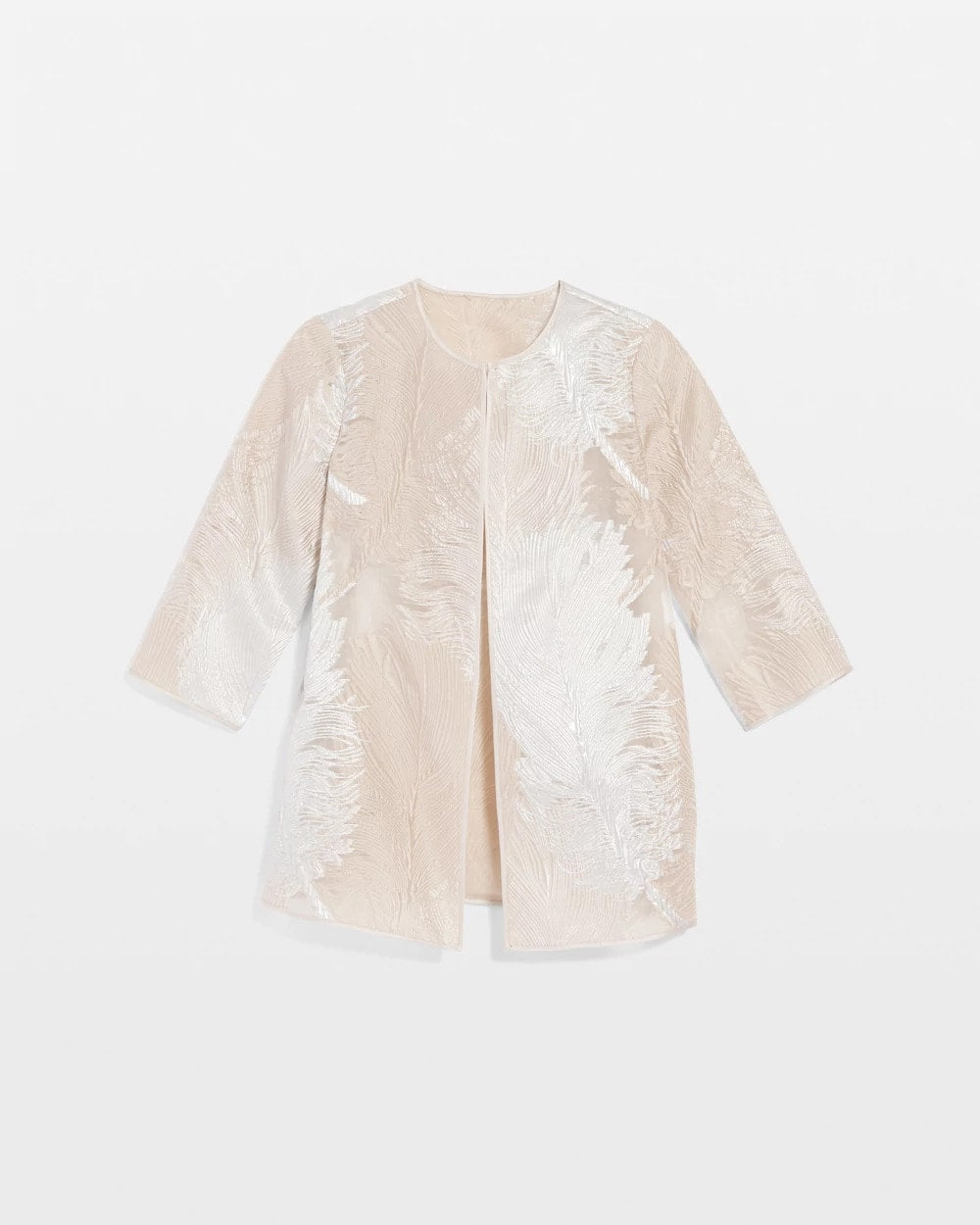 Travelers™ Collection Metallic 3/4 Sleeve Jacket