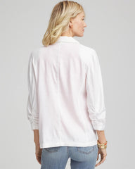 Linen Stretch Blazer