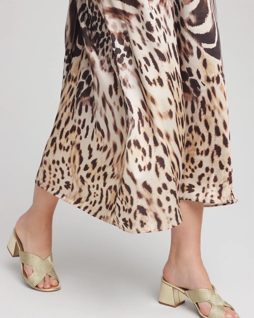 Animal Bengal Marks Faux Satin Skirt