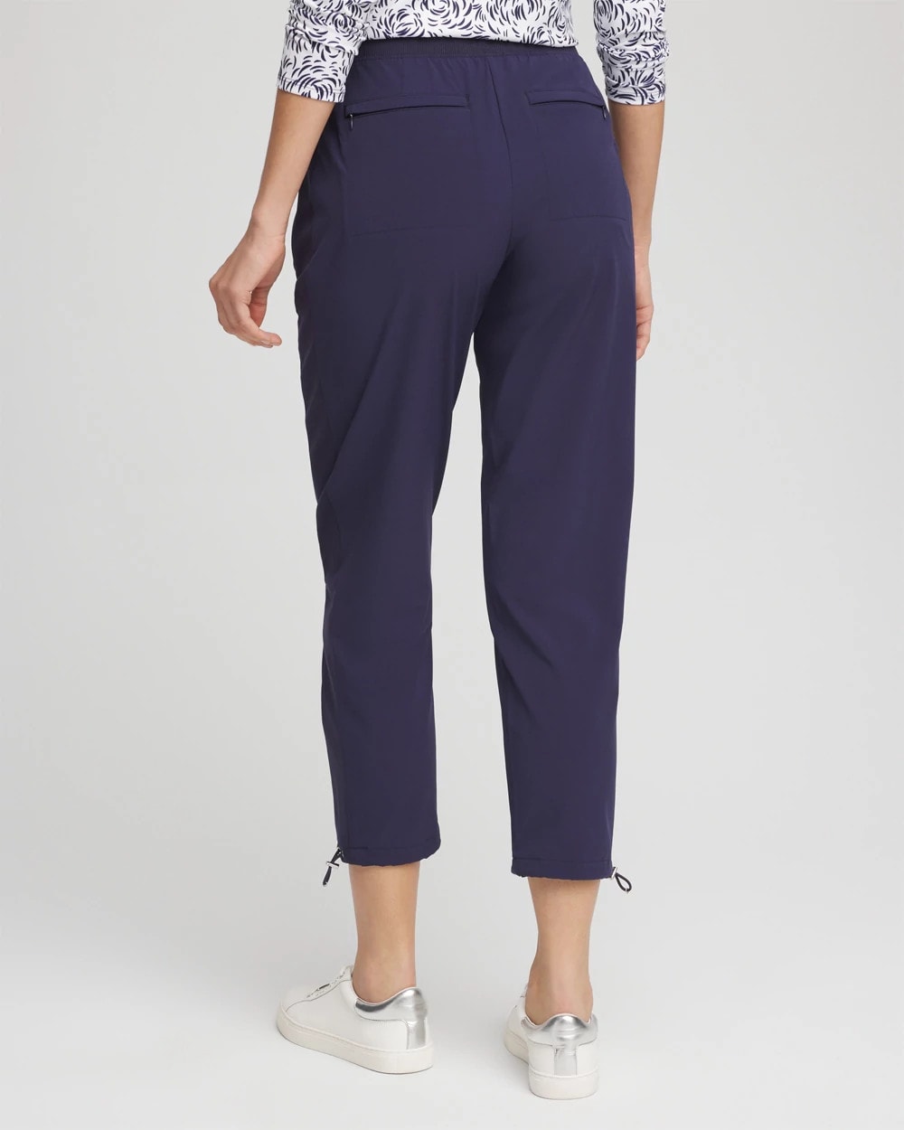 Chico's Women | Zenergy® UPF Rib Mix Cropped Pants PASSPORT BLUE