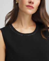 Chico's Women | Zenergy® Luxe Diamante Tank BLACK
