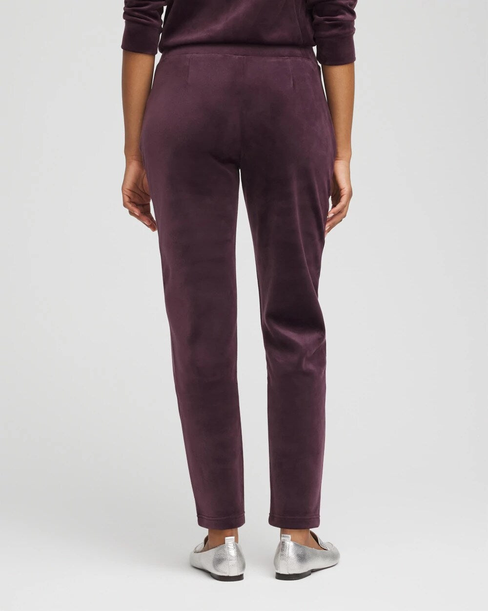 Chico's Women | Zenergy® Velour Tapered Ankle Pants NIGHT BLOOM
