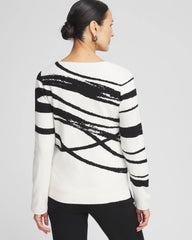 Chico's Women | Zenergy® Luxe Jaquard Pullover BLACK