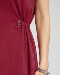 Chico's Women | Zenergy® Bungee-Waist Dress RUSSET RED